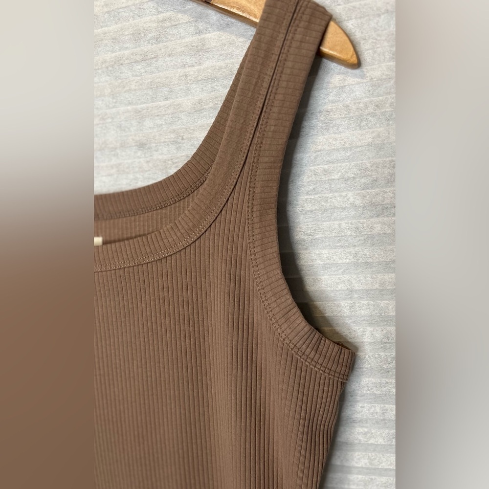 Madewell Tan Sleeveless Dress - Picture 7 of 10